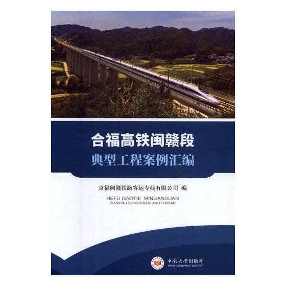 正版包邮 合福高铁闽赣段典型工程案例汇编 京福闽赣铁路客运专线有限公司 书店 交通运输经济书籍 畅想畅销书