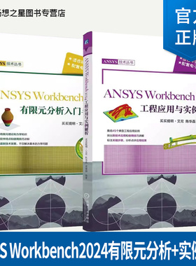 ANSYS Workbench2024有限元分析入门与应用+ANSYS Workbench 2024工程应用与实例解析ansys workbench从入门到精通 ansys教程书籍