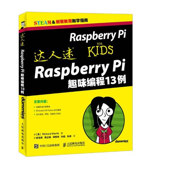 正版包邮达人迷 Raerry Pi趣味编程13例书店硬件、嵌入式开发书籍畅想畅销书