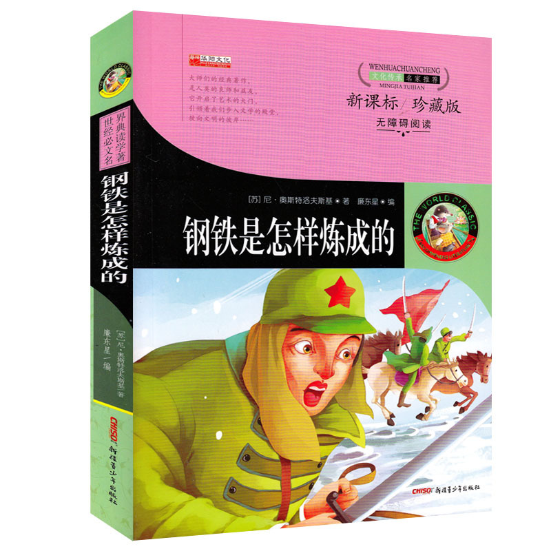 正版包邮 钢铁是怎样炼成的 尼·奥斯特洛夫斯基 书店 中学生课外读物书籍 书 畅想畅销书