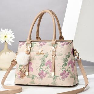 品牌专柜正品女包2026中国风潮大容量手提繁华似锦单肩斜挎妈妈包