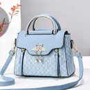 女包时尚 法式 手提包轻奢印花单肩斜跨包小香风女士包 新款 专柜正品