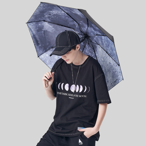 observerlab月之月球内衬晴雨伞