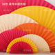 半圆形红色折纸扇定制套装 饰半开纸扇婚礼新年国潮 橱窗美陈布置装