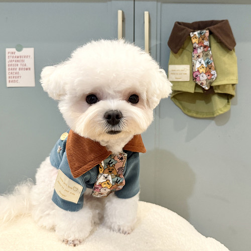 cheepet猫狗棉港式复古衬衫百搭