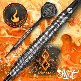 Runstel Shot darts Alchemy 专业比赛用飞镖 90钨钢高端软硬式