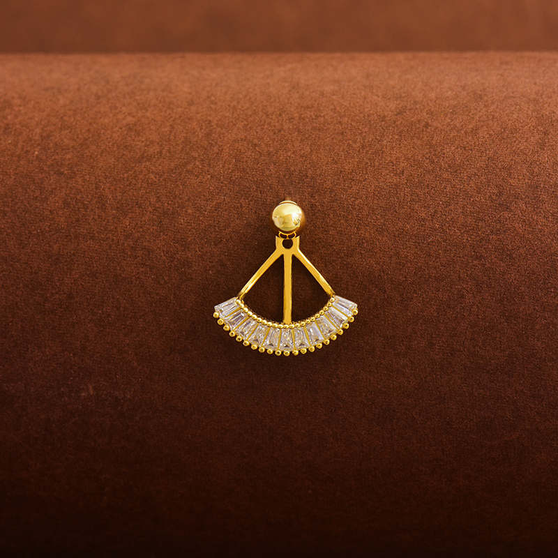 innoer10k金宽面弧形螺纹耳钉