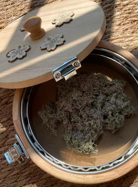 肚脐灸实木隔艾灰土灸专用盒子腰腹灸隔土耐摔防烫隔土灸盒砖用