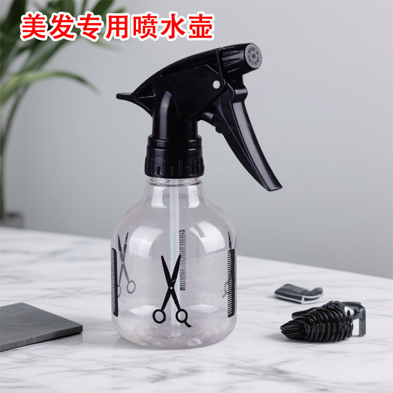 发廊专用美发工具可调喷水壶理发透明剪刀喷瓶小喷壶浇花喷雾器