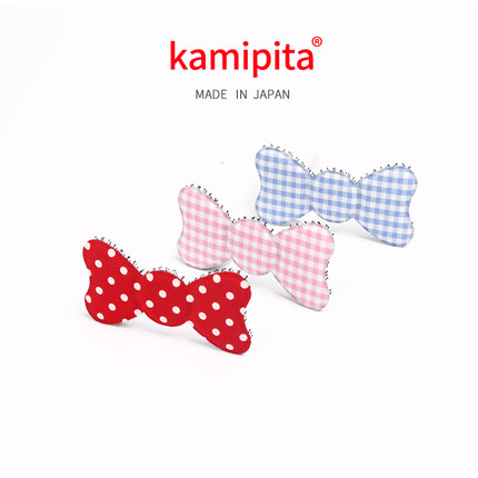 明星同款日本KAMIPITA日系蝴蝶结发贴发饰儿童宝宝用亲子碎发贴