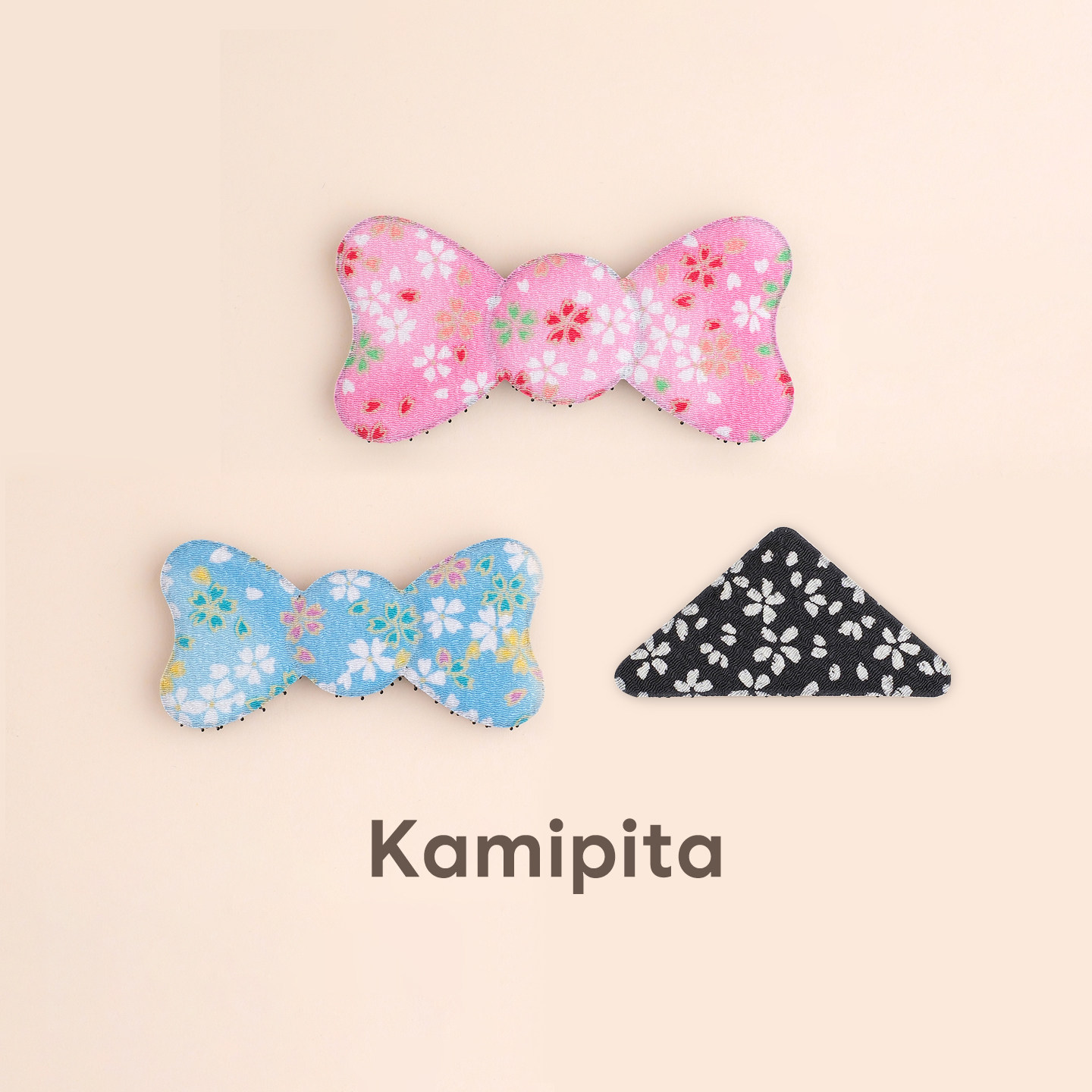 Kamipita限定樱花发贴刘海贴网红魔术碎发贴布面不易掉日系蝴蝶结