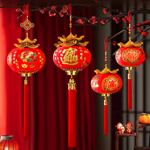 中国结客厅过年鞭炮挂件