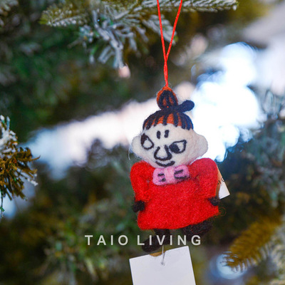 Klippan原创小亚美羊毛毡挂件