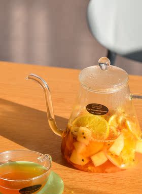 德国制造JENA耐热玻璃可上炉烧水壶水果花果茶 精品咖啡手冲水壶
