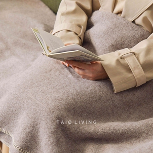 瑞典KLIPPAN有机纯羊毛毯 UNO无流苏北欧风沙发毯床尾盖毯空调毯