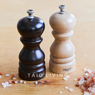 意大利BISETTI进口榉木研磨器手动黑白胡椒研磨器海盐花椒研磨瓶