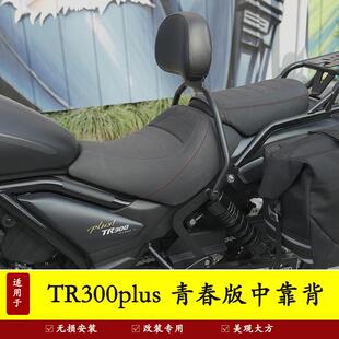 适用于豪爵TR300主驾后靠背PLUS青春版中靠背后背部支撑改装配件