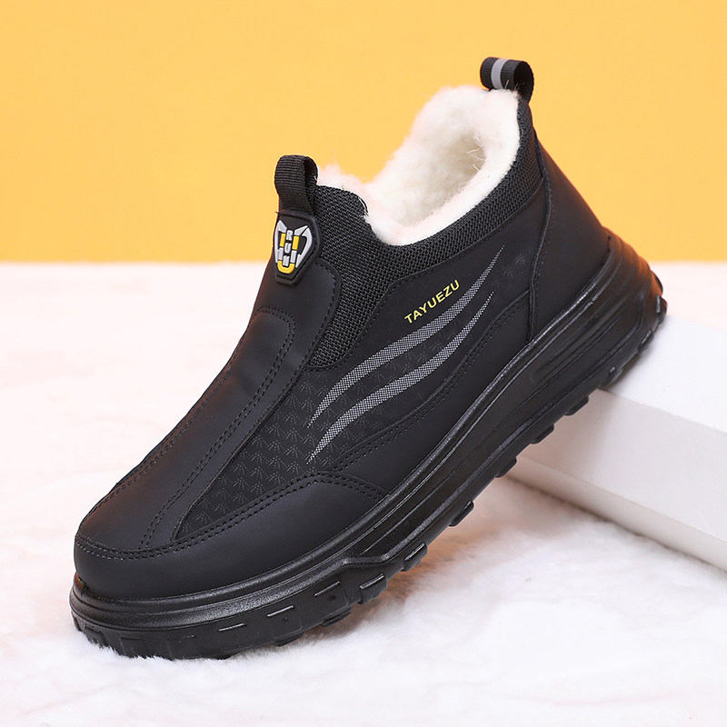 2025冬季新款老北京棉鞋男加绒绵羊毛保暖雪地靴防滑一脚蹬爸爸鞋,流行男鞋,时尚雪地靴,淘宝优惠券,粉丝福利购,淘宝优惠卷