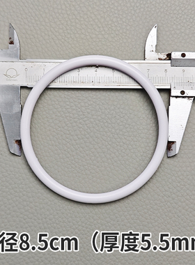 车挂花环白色塑料圆环diy手工毛线编织配件扭扭棒挂件材料塑料圈