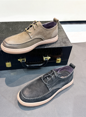 真皮头层牛皮正品！撤柜断码男鞋圆头系带舒适百搭男士皮鞋A2708