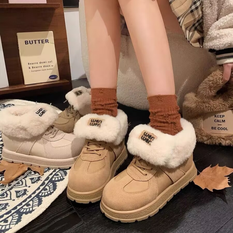 真皮！羊毛！内增高！专柜断码女鞋冬季保暖短靴女洋气Z5525206A