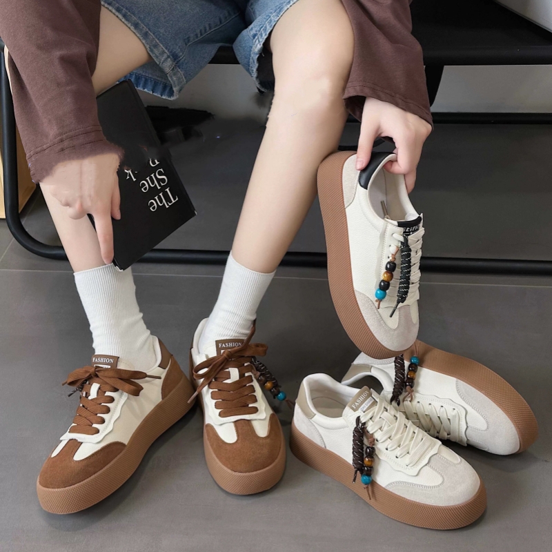 厚底德训鞋休闲鞋百搭小白鞋女