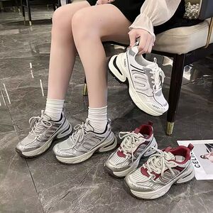真皮！厚底老爹鞋女！专柜商场撤柜断码厚底时尚休闲鞋女ML81581