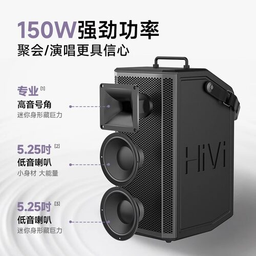 惠威户外K歌乐器扩音音响大音量