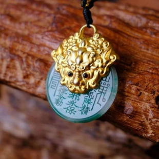 赤马压胜山鬼edc挂饰石英岩玉cnc雕刻 潮玩礼物送人玩具招财纳财