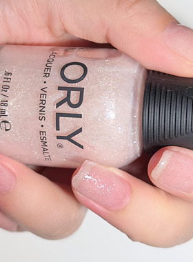 美国Orly指甲油12free细闪蜜桃粉 精致华丽 2000031 snow worries