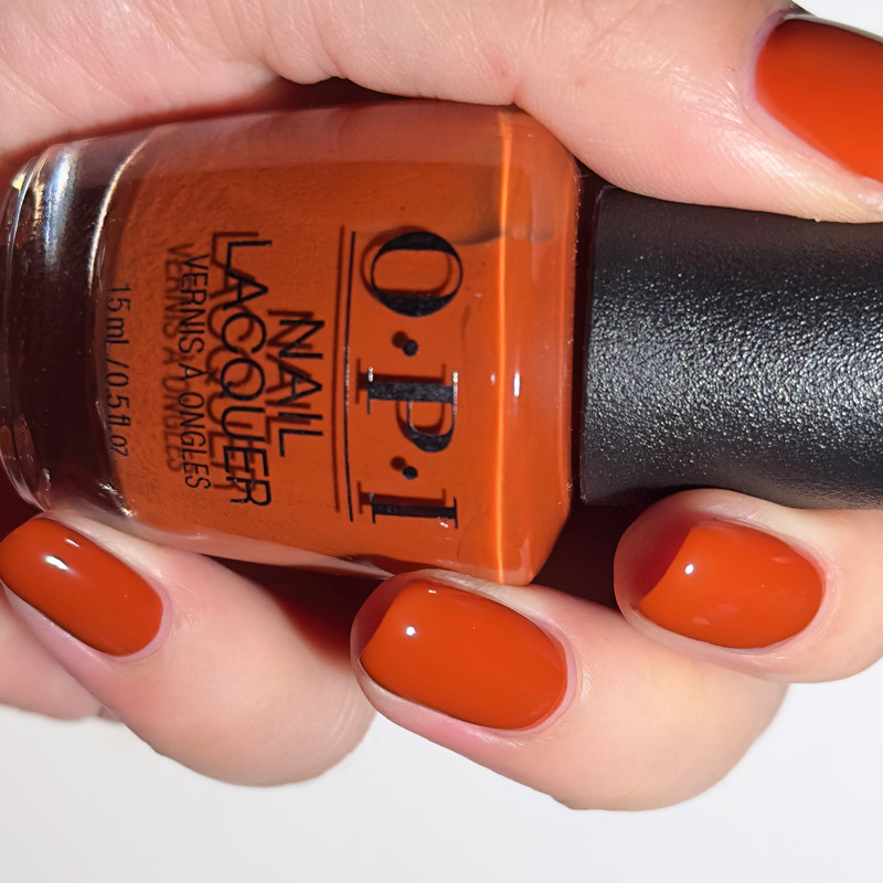 美国OPI指甲油 赤陶土橙色 Mi03 my italian is a little rusty