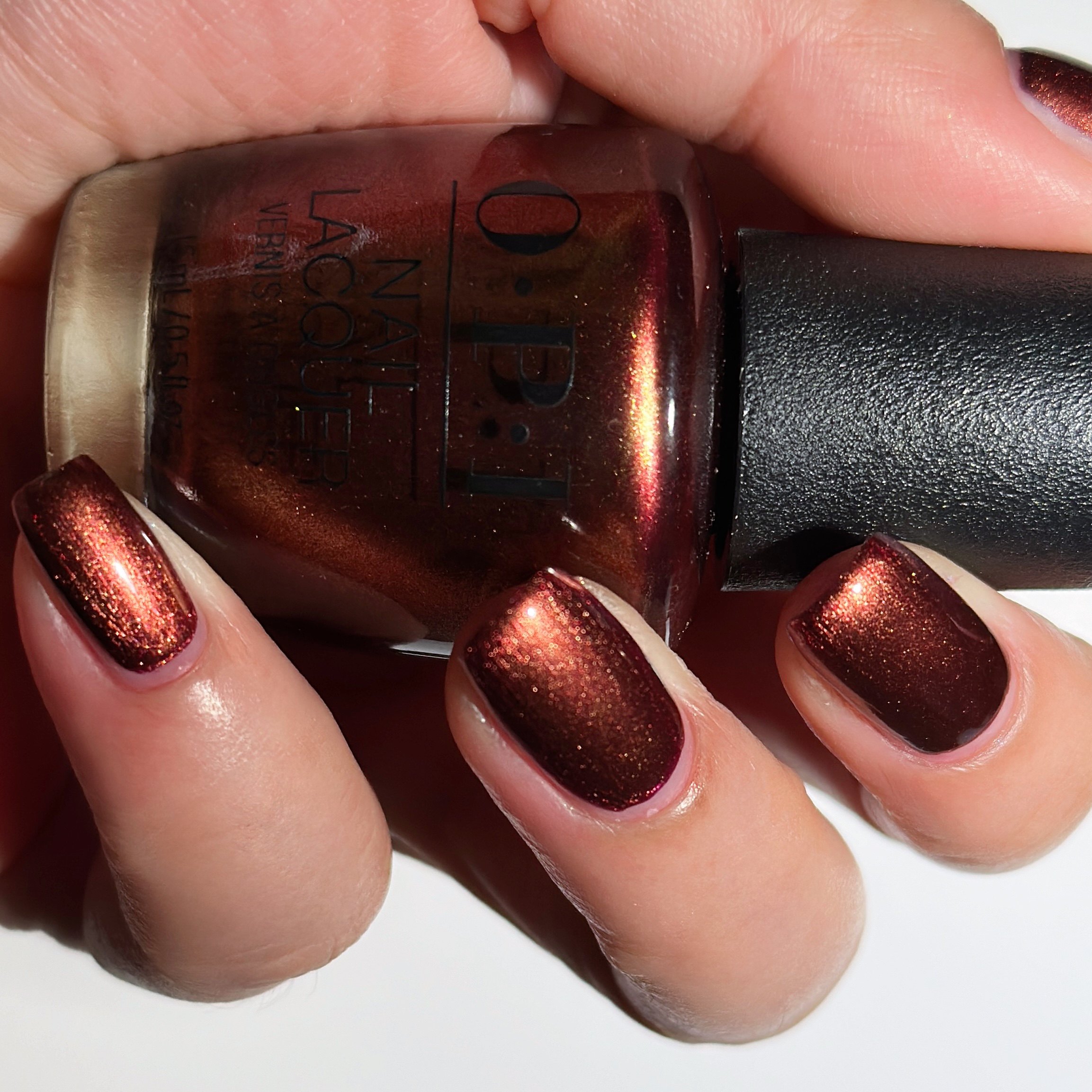 傲碧爱原装OPI指甲油F021显白气质持久美甲女脚Millennium Mocha