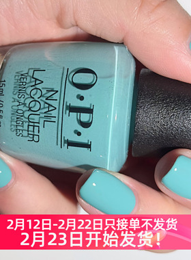 美国OPI指甲油 薄荷蓝绿色 L24 CLOSER THAN YOU MIGHT BELEM