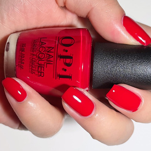 Brazil免烤快干持久不可剥 OPI指甲油A16中国红The Thrill
