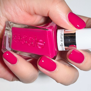 v.i.please 304 ESSIE扭扭瓶微光疗免烤快干指甲油 桃红色