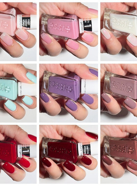 美国essie指甲油 扭扭瓶微光疗快干指甲油免烤防水不可剥多色可选