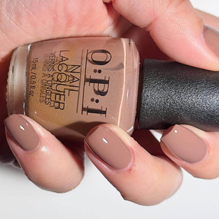 OPI指甲油B85温柔淡雅免烤快干显白秋冬over taupe the