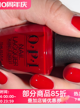 美国OPI指甲油2025圣诞限量 经典圣诞红 HRS05 Red Velvet Vixen