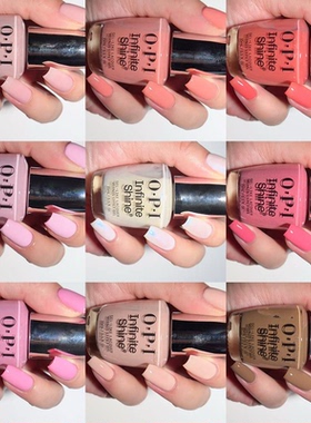 美国OPI指甲油 微光疗系列持久快干免烤不可剥 裸色浅色春夏ISL95
