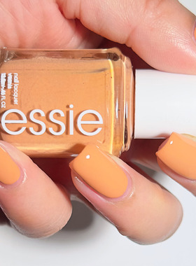 ESSIE指甲油1742焦糖棕橙色coconuts for you免烤无毒快干