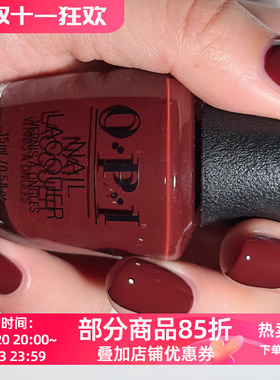 OPI指甲油2025圣诞限量 暖调棕红 HRS08 Star-zipan on the Tree