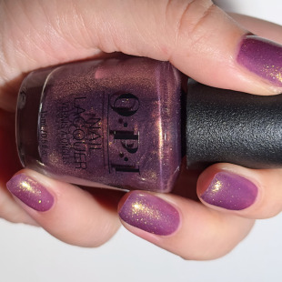 OPI指甲油2025圣诞限量 Toffee Butter 暮紫烁金 HRS09