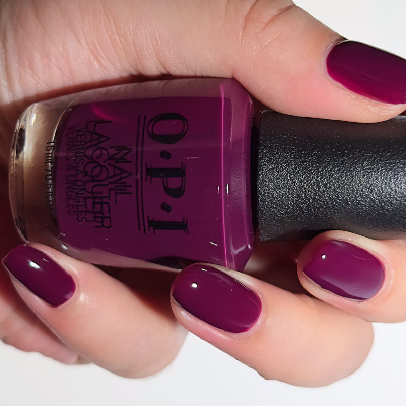 美国OPI指甲油 紫红色F62树莓果冻紫 In the Cable Car-Pool Lane