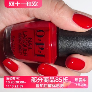 美国OPI指甲油2025圣诞 经典圣诞红 HRS05 Red Velvet Vixen