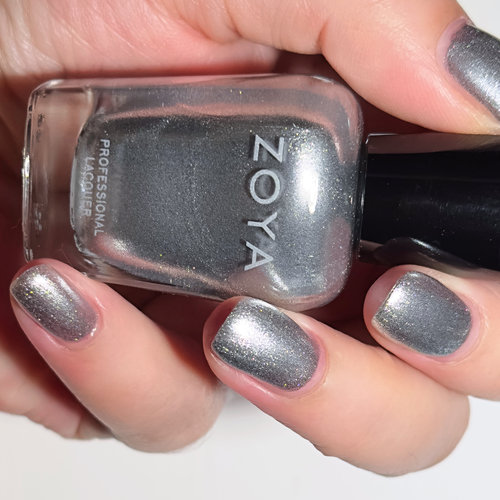 美国zoya指甲油 10free ZP389 Trixie 钻石闪银色 显白