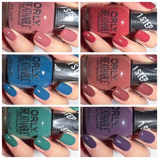 美国ORLY指甲油12free 2024秋季Breathable透气系列 秋冬显白免烤