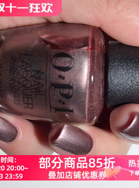OPI F013 Supernova Pearl裸粉金属珍珠指甲油温柔细闪奶茶粉通勤