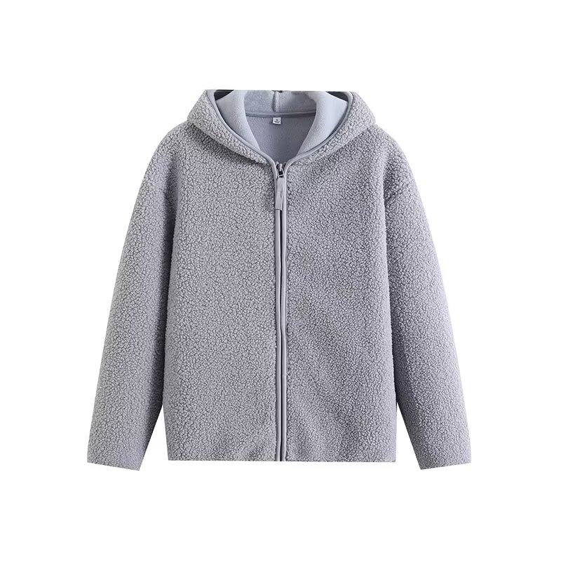 超值必入 春秋冬款保暖宽松羊羔毛摇粒绒连帽拉链长袖外套上衣923,女装/女士精品,短外套,淘宝优惠券,粉丝福利购,淘宝优惠卷