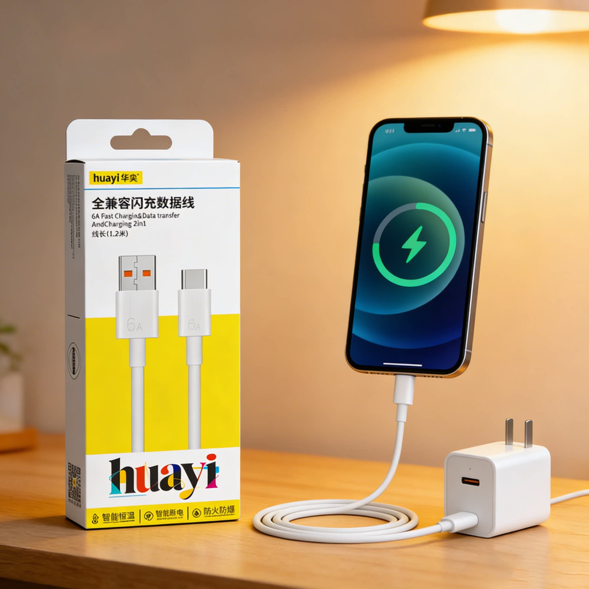 typec6A手机数据线快充原装适用充电线华为小米vivo安卓车载USB线