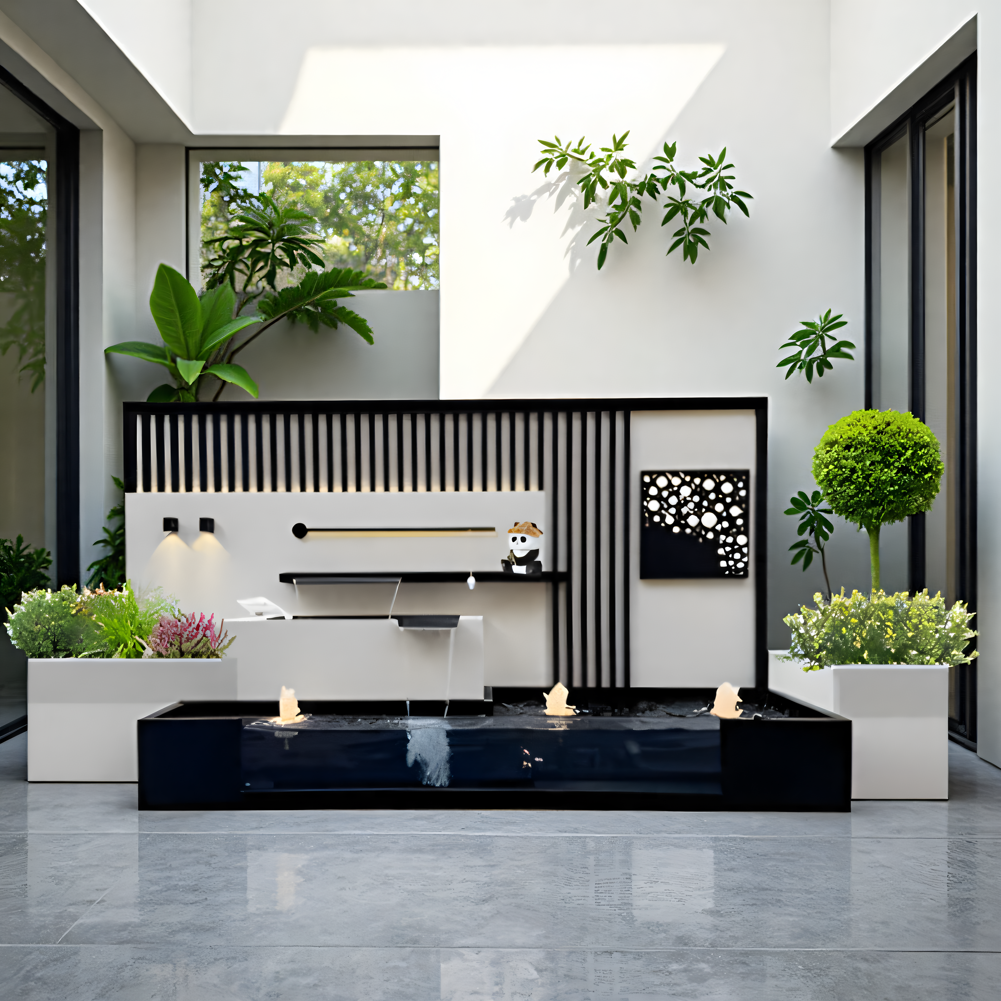 金世达流水景墙循环水过滤